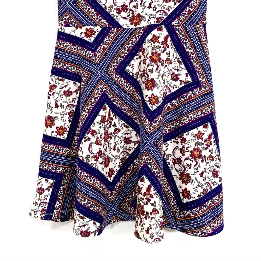 H&M Bohemian Print Fit & Flare Dress - Picture 3 of 7